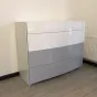 Комод горизонтальный FENICIA 910C белый/серый ESF