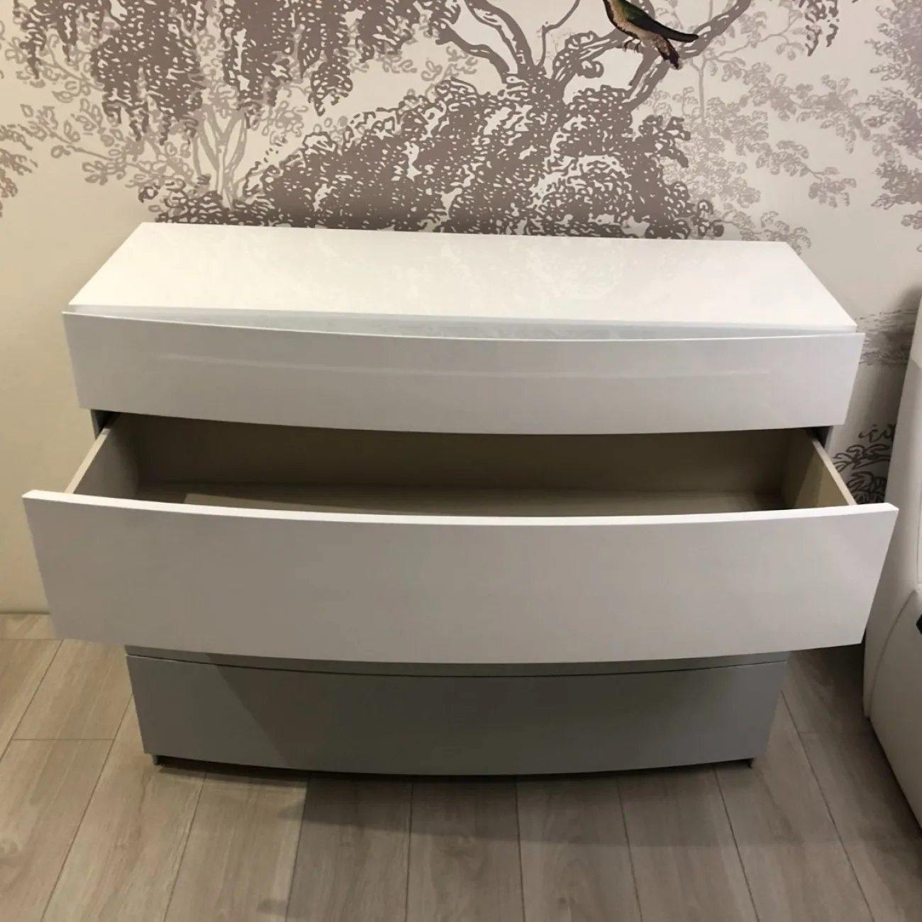 Комод горизонтальный FENICIA 910C белый/серый ESF Комод горизонтальный FENICIA 910C белый/серый ESF