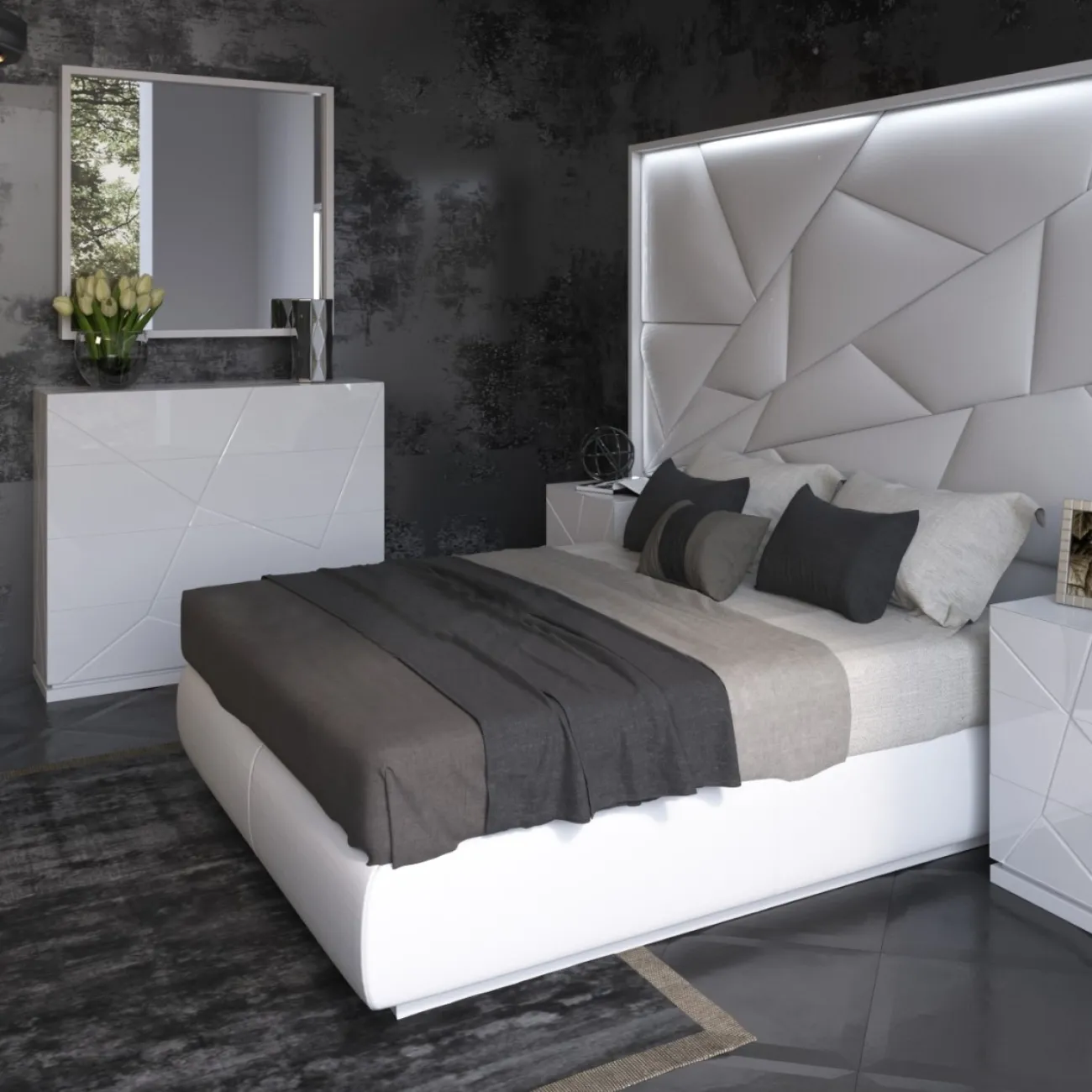 Комод горизонтальный FRANCO KIU 1252 белый ESF