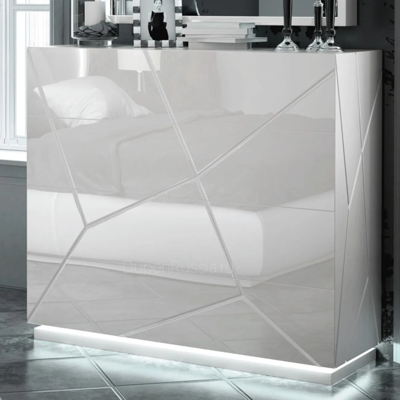 Комод горизонтальный FRANCO KIU 1252 белый ESF