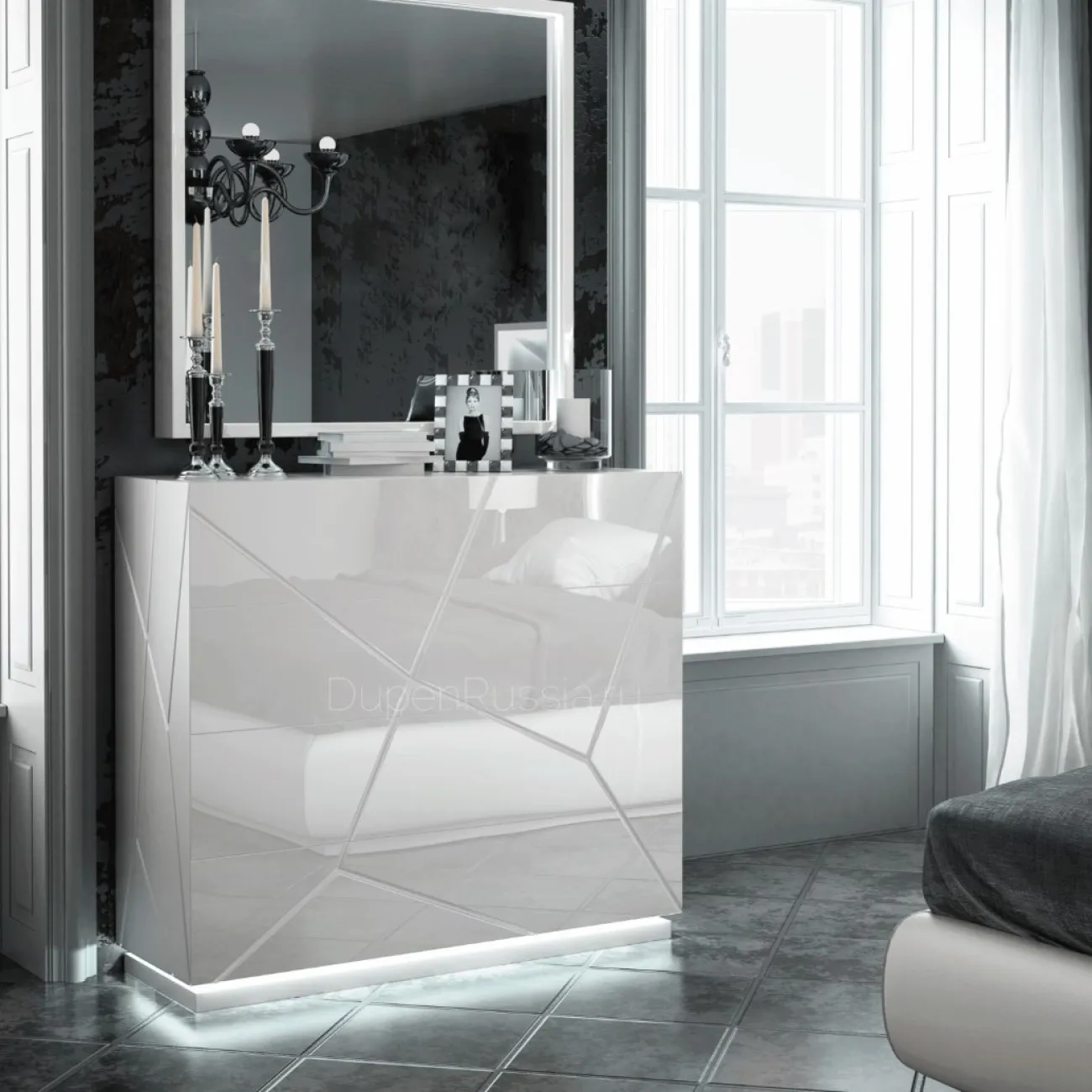 Комод горизонтальный FRANCO KIU 1252 белый ESF