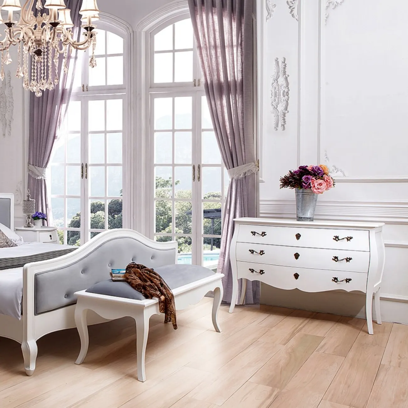 Комод горизонтальный PLC29 белый ESF Комод горизонтальный PLC29 белый ESF