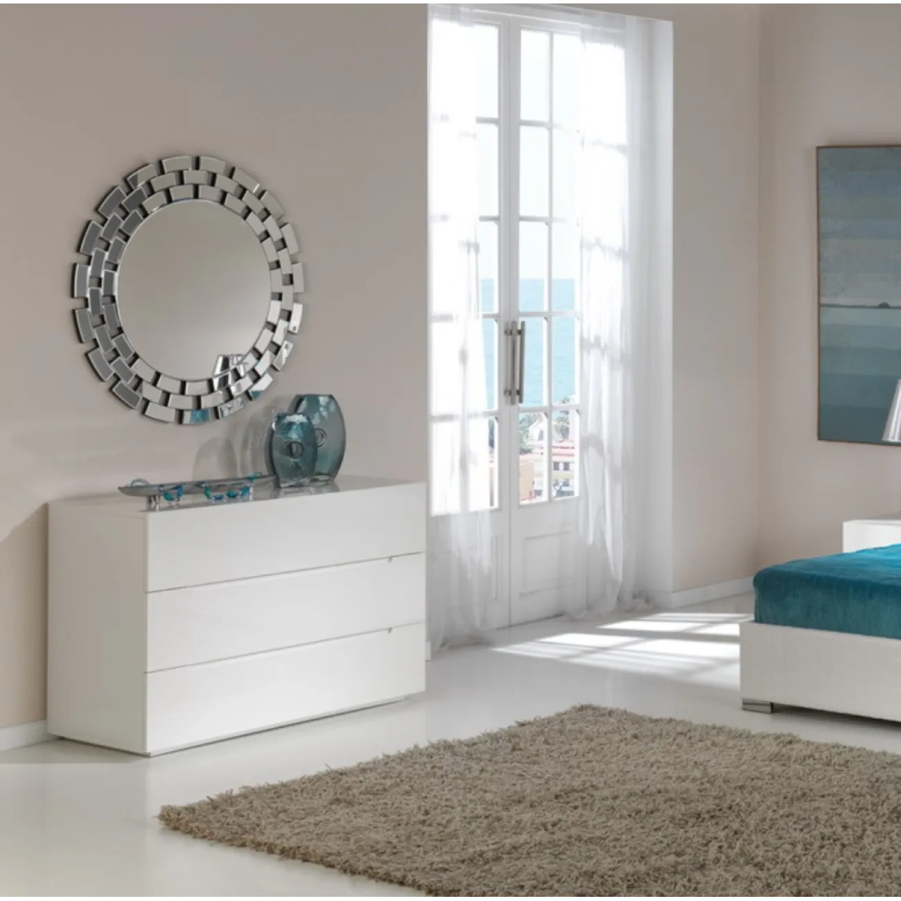 Комод горизонтальный С-100 белый ESF