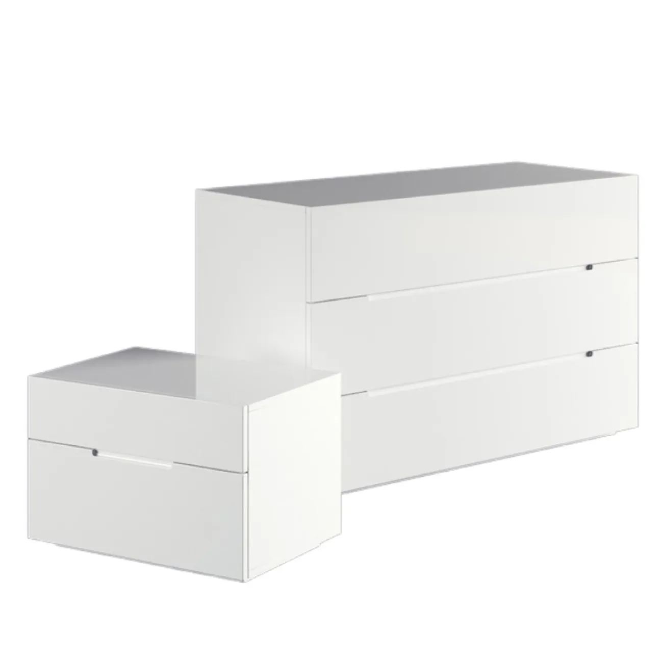 Комод горизонтальный С-100 белый ESF