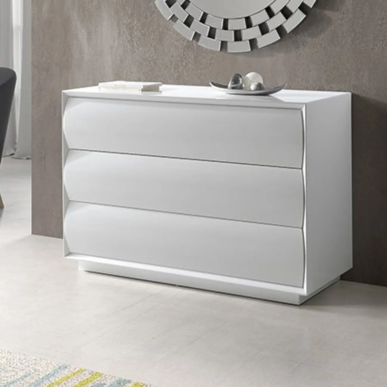 Комод горизонтальный С-131 белый ESF 