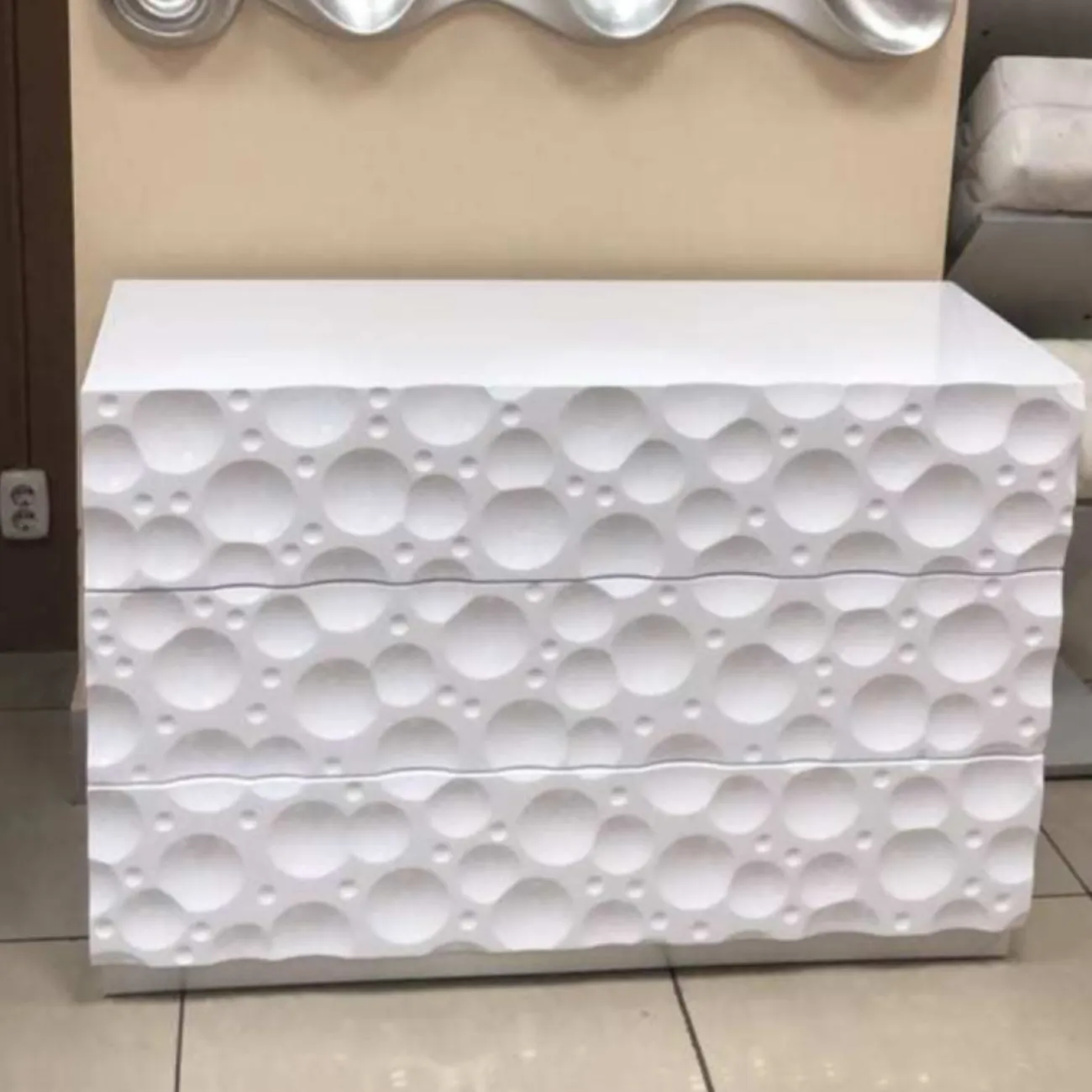 Комод горизонтальный С-150 белый ESF 