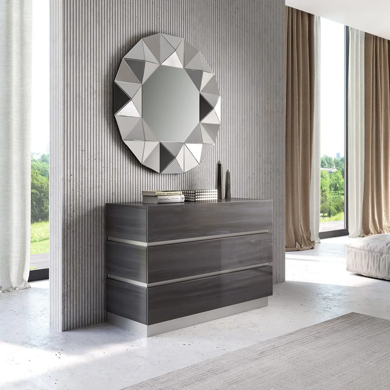 Комод горизонтальный С-151 блю голд ESF Комод горизонтальный С-151 блю голд ESF