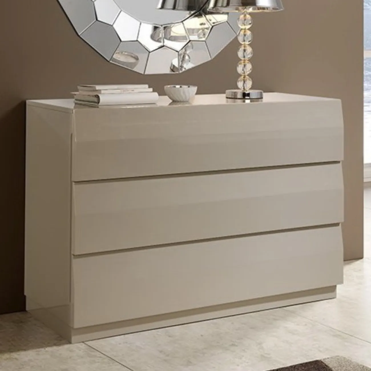 Комод горизонтальный С-152  шампань ESF