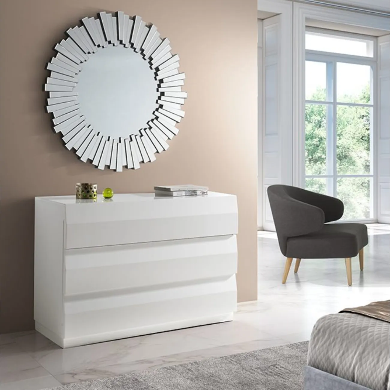 Комод горизонтальный С-152 белый ESF 