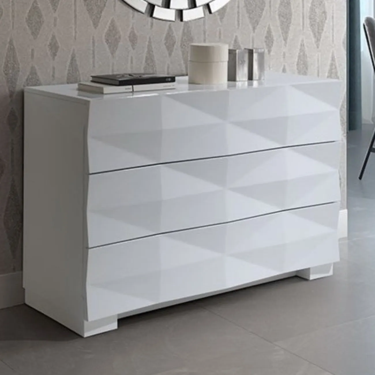 Комод горизонтальный С-153 белый ESF 