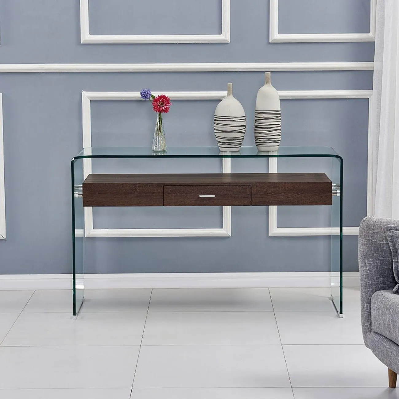 Консоль F-GW709 прозрачный/коричневый ESF