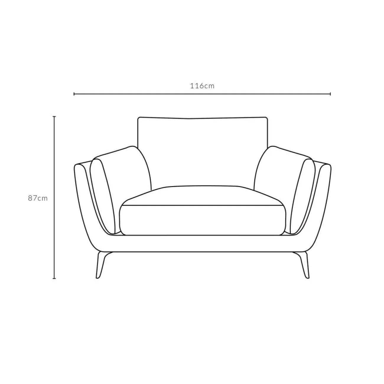 Кресло AMSTERDAM 5176 графит ESF Кресло AMSTERDAM 5176 графит ESF