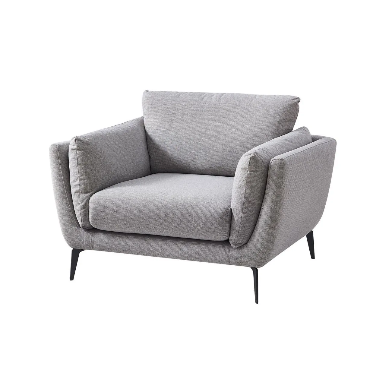 Кресло AMSTERDAM 5176 серый никель ESF 