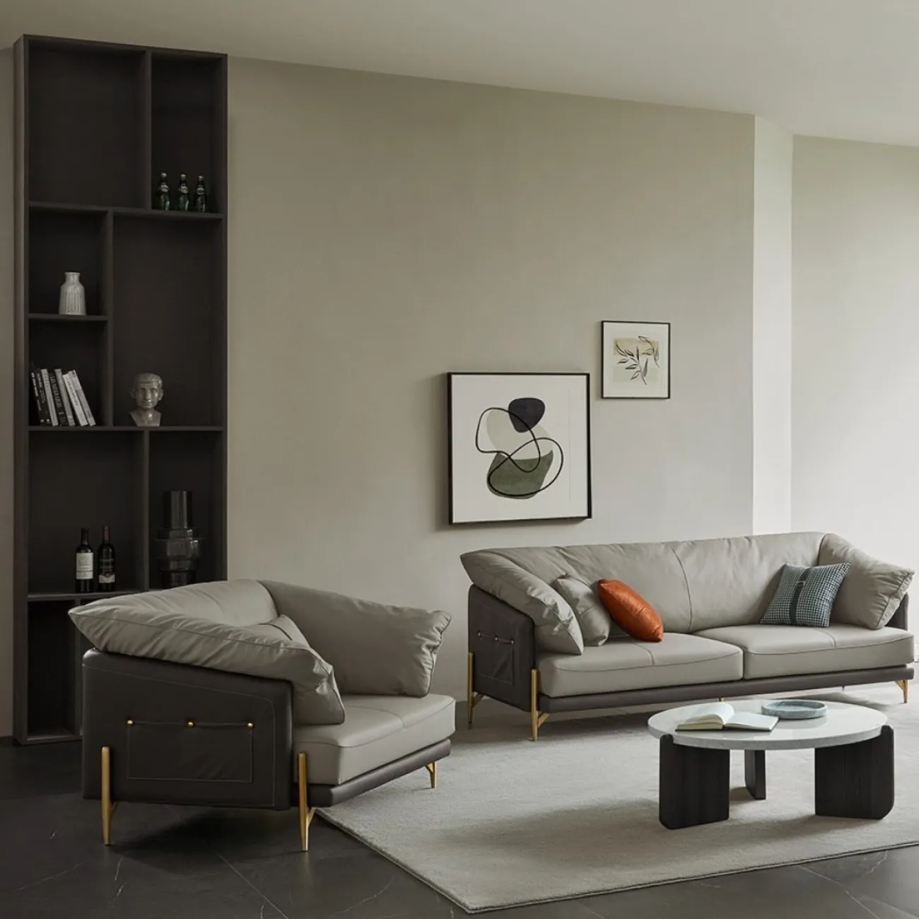 Кресло ARTE NAPPA SF035 серый 6623-темно серый ESF Кресло ARTE NAPPA SF035 серый 6623-темно серый ESF