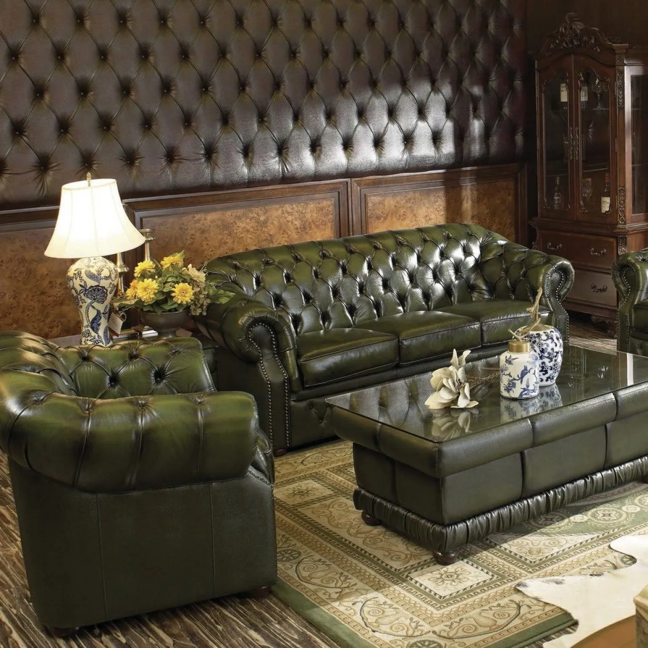 Кресло B-128  цвет зеленый ESF