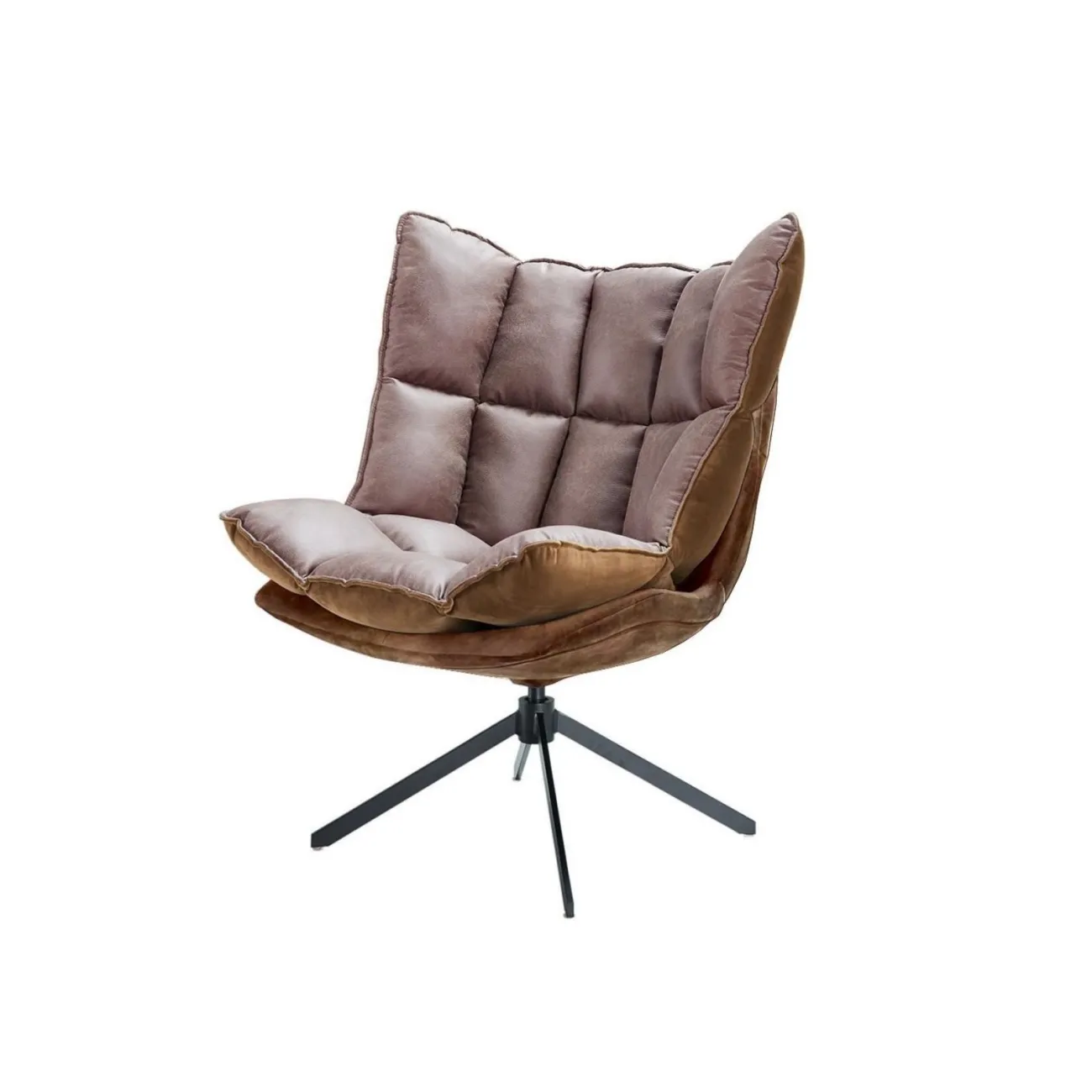 Кресло DC-1565F  малое коричневый/коричневый ESF