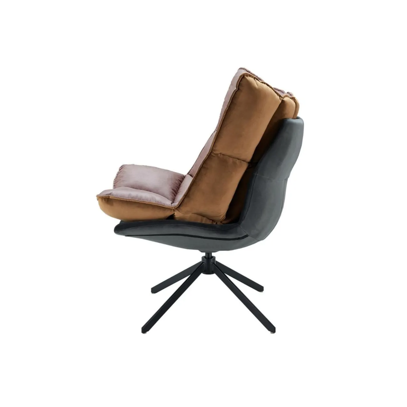 Кресло DC-1565F малое коричневый/серый ESF Кресло DC-1565F малое коричневый/серый ESF