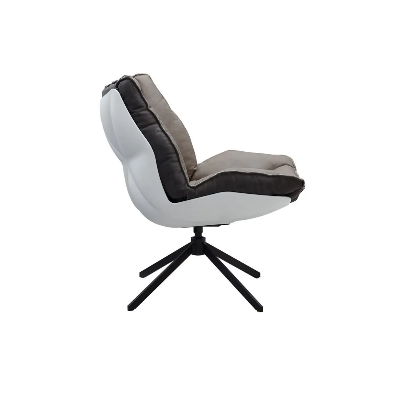 Кресло DС-1565D серый HE510-23B/ноги металл ESF