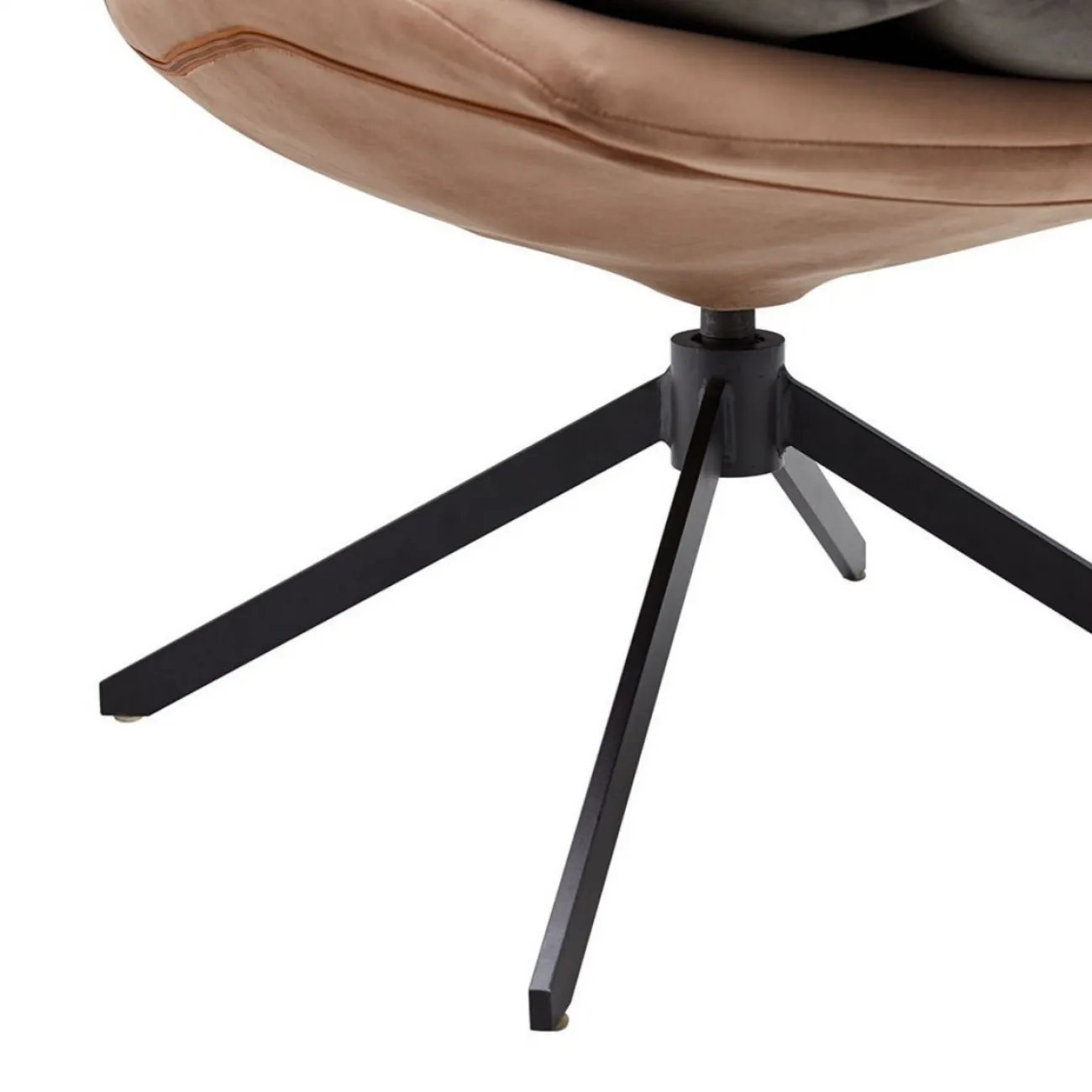 Кресло DС-1565G коричневый HE510-24B/ноги металл ESF