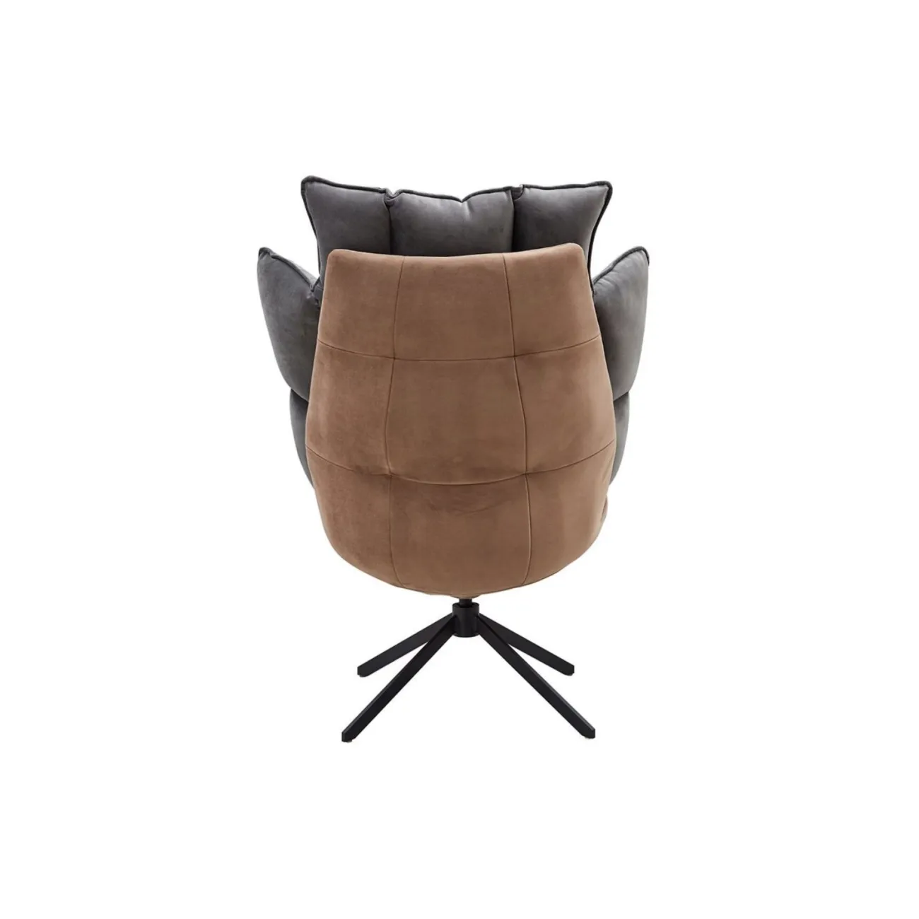 Кресло DС-1565G коричневый HE510-24B/ноги металл ESF Кресло DС-1565G коричневый HE510-24B/ноги металл ESF