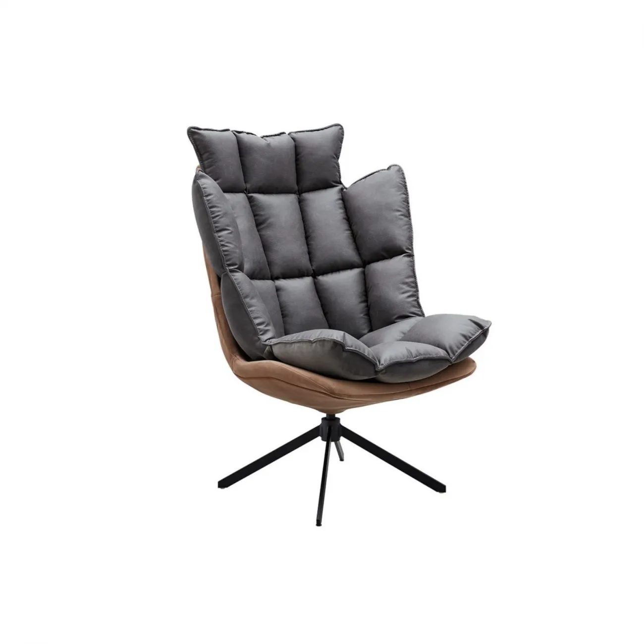 Кресло DС-1565G коричневый HE510-24B/ноги металл ESF