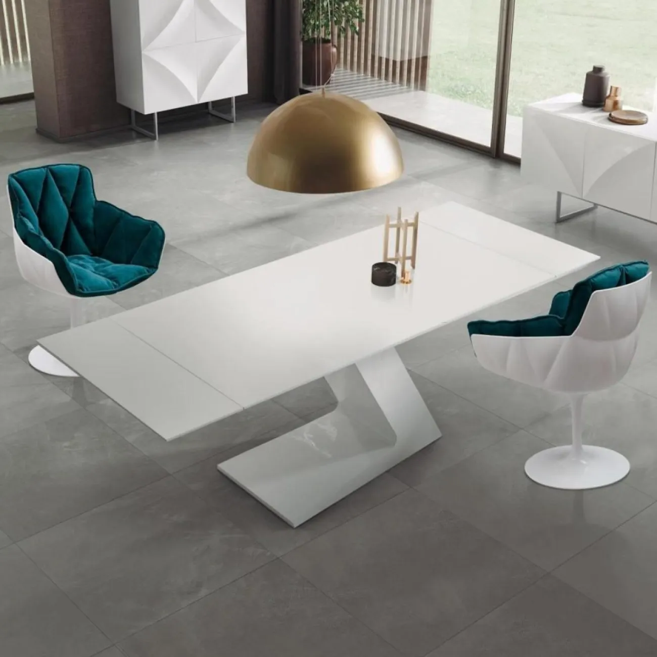 Кресло DС-1571D Marin blue fabric 7033-29 ESF 