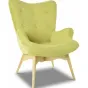 Кресло DС-917 цвет оливковый YR2214-12  ноги ясень-01 ESF