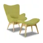 Кресло DС-917 цвет оливковый YR2214-12  ноги ясень-01 ESF