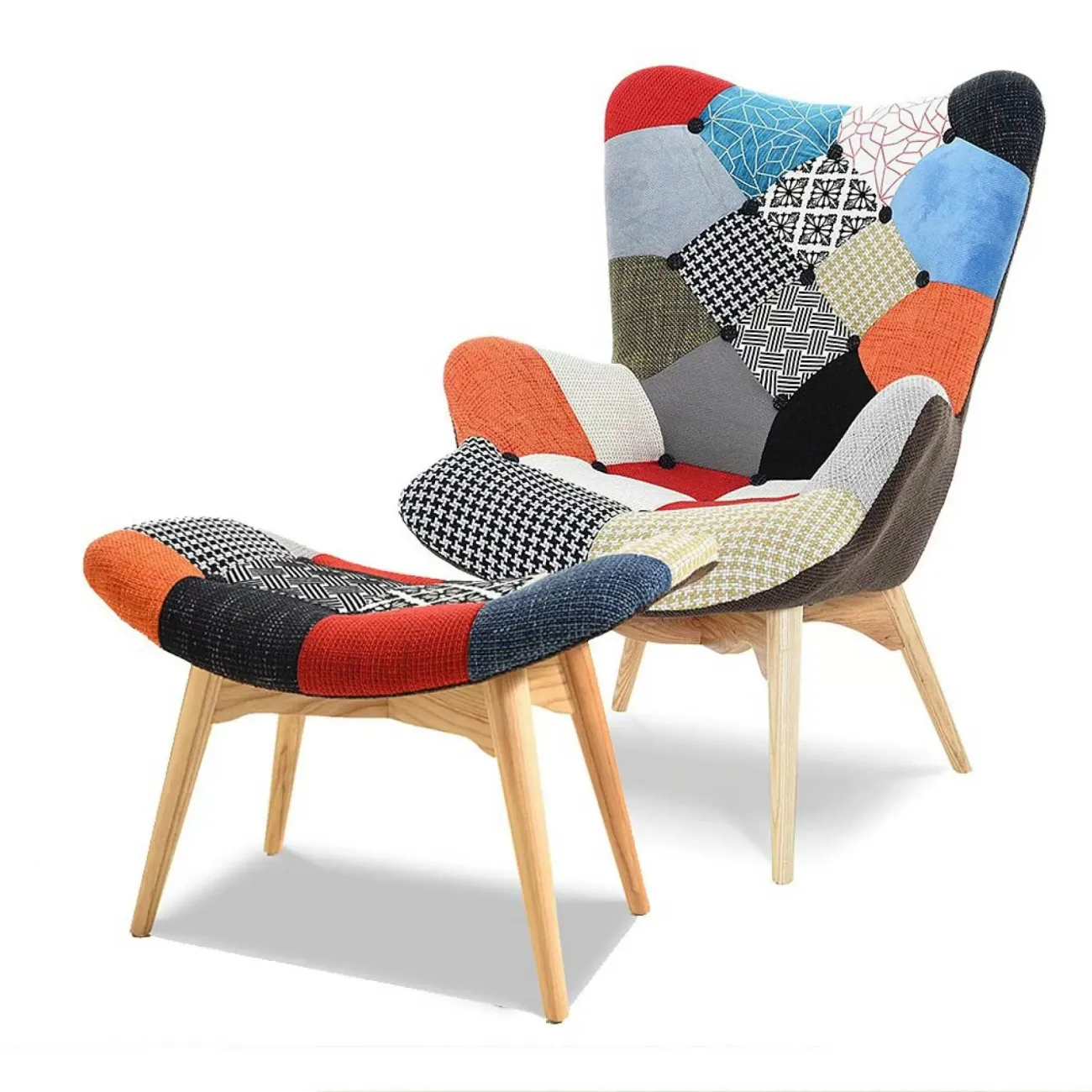 Кресло DС-917(P) лоскутный микс ESF 