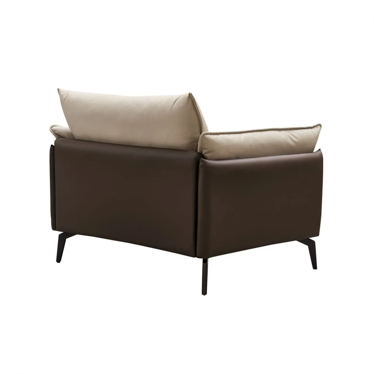 Кресло ELEGANTE NAPPA ELSF015 бежевый 6615-коричневый ESF