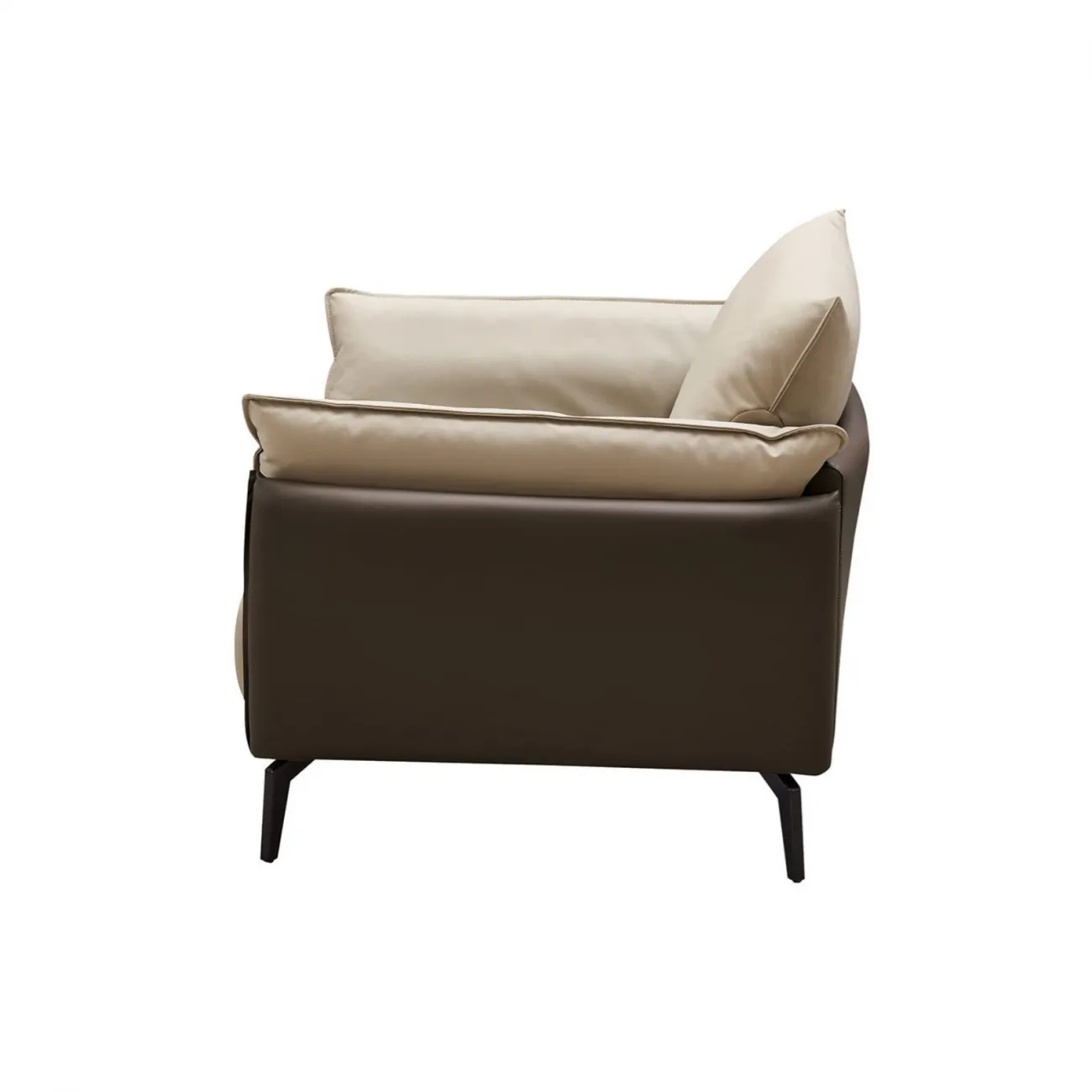 Кресло ELEGANTE NAPPA ELSF015 бежевый 6615-коричневый ESF