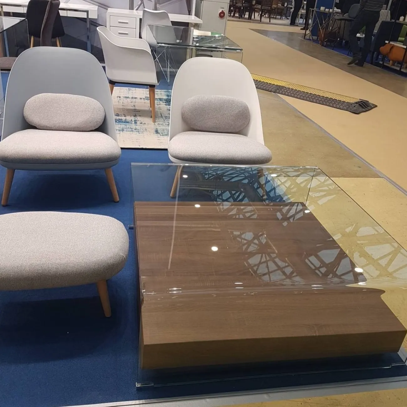 Кресло RX-12W голубой A652-14 ESF Кресло RX-12W голубой A652-14 ESF