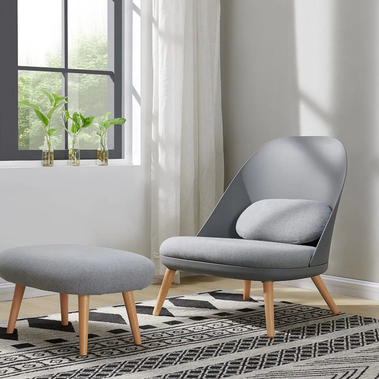 Кресло RX-12W серый HE512-10 ESF