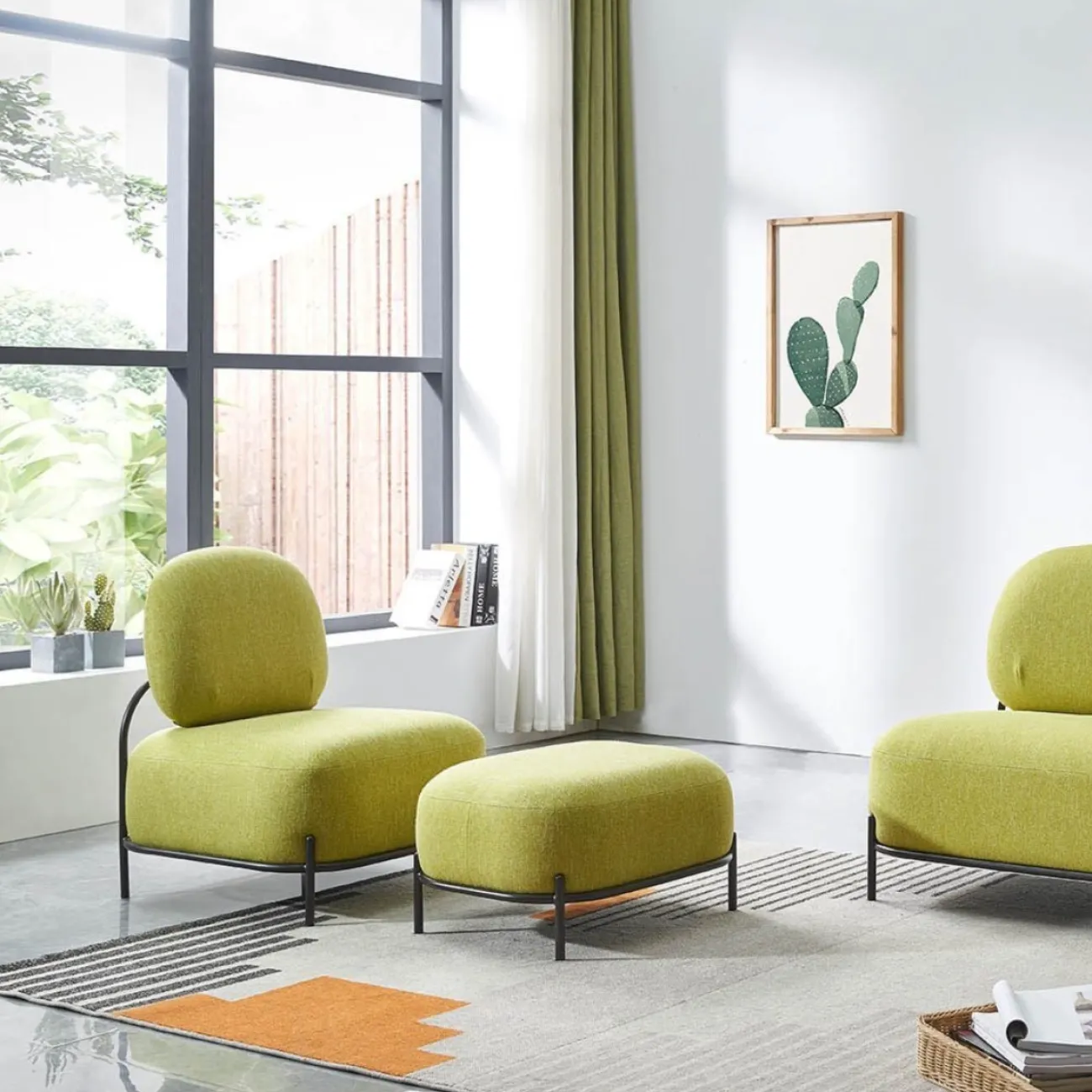 Кресло SOFA 06-01 жёлтый A652-21 ESF