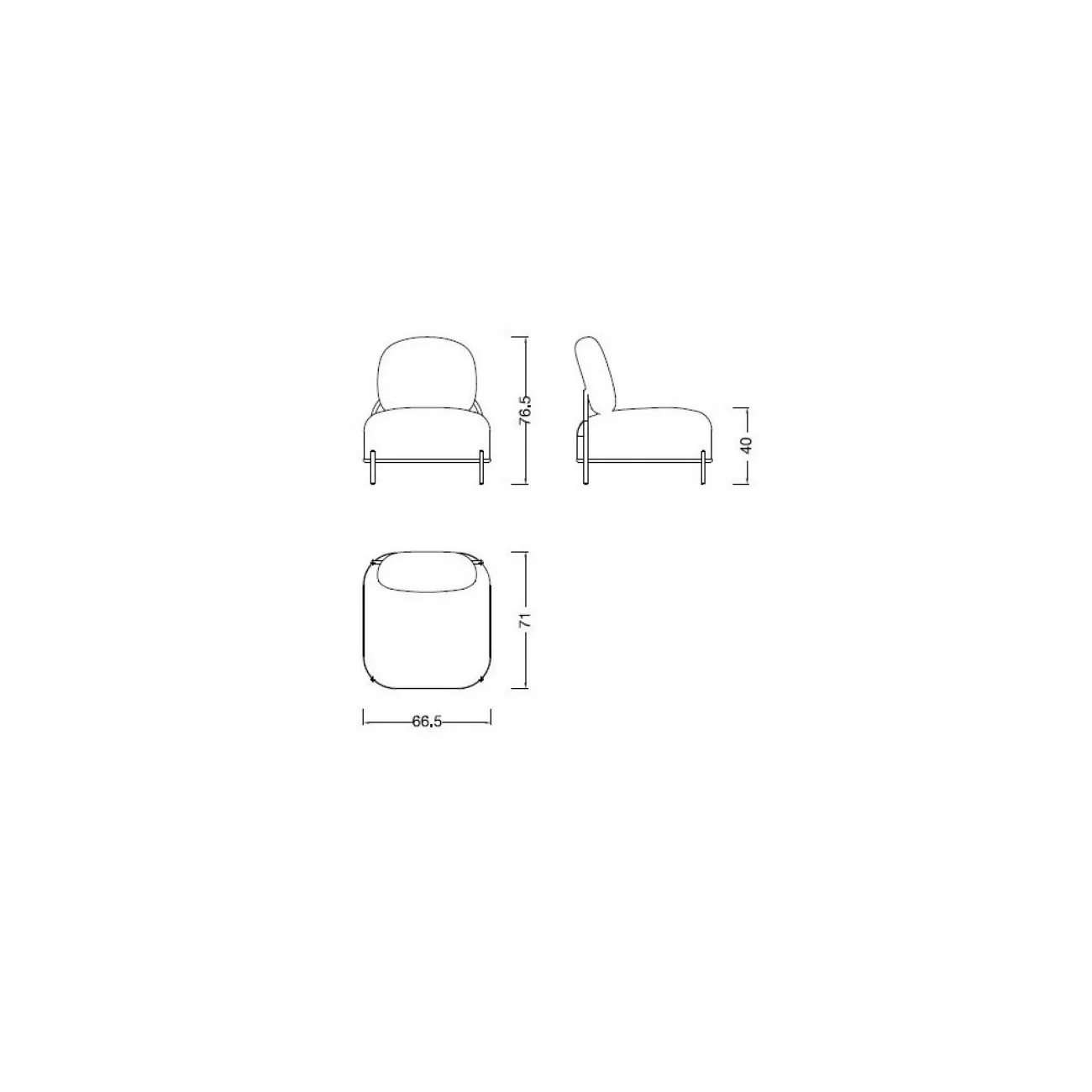 Кресло SOFA 06-01 серый HE512-11 ESF