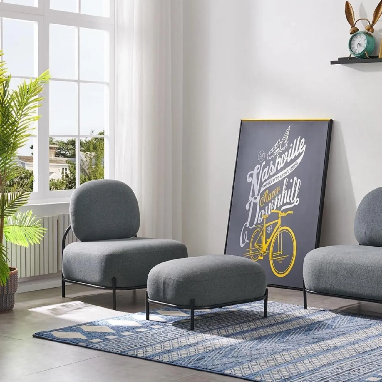 Кресло SOFA 06-01 серый HE512-11 ESF