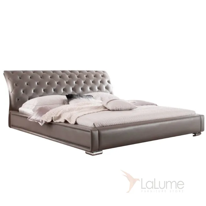 Кровать 1397 (160х200) серый ESF