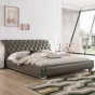 Кровать 1397 (160х200) серый ESF