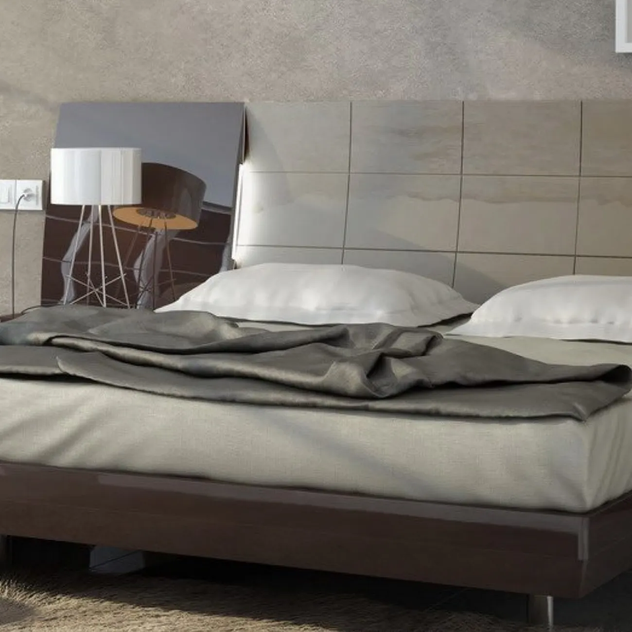 Кровать FENICIA 511 BARCELONA (160 х200) шоколад ESF