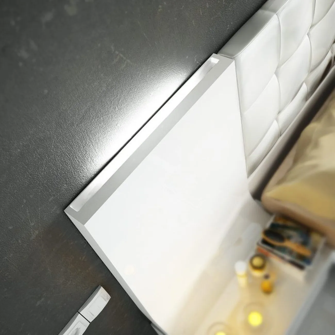 Кровать FENICIA 514 GRANADA (180х200) белый ESF 