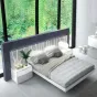 Кровать FENICIA 606 (180 х200) белый/серый без ящика для белья ESF 