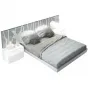 Кровать FENICIA 606 (180 х200) белый/серый без ящика для белья ESF 