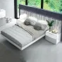 Кровать FENICIA 606 (180 х200) белый/серый без ящика для белья ESF 