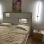 Кровать FENICIA 611 (160 х200) с подсветкой, 2 тумбочки, комод, зеркало  ESF 