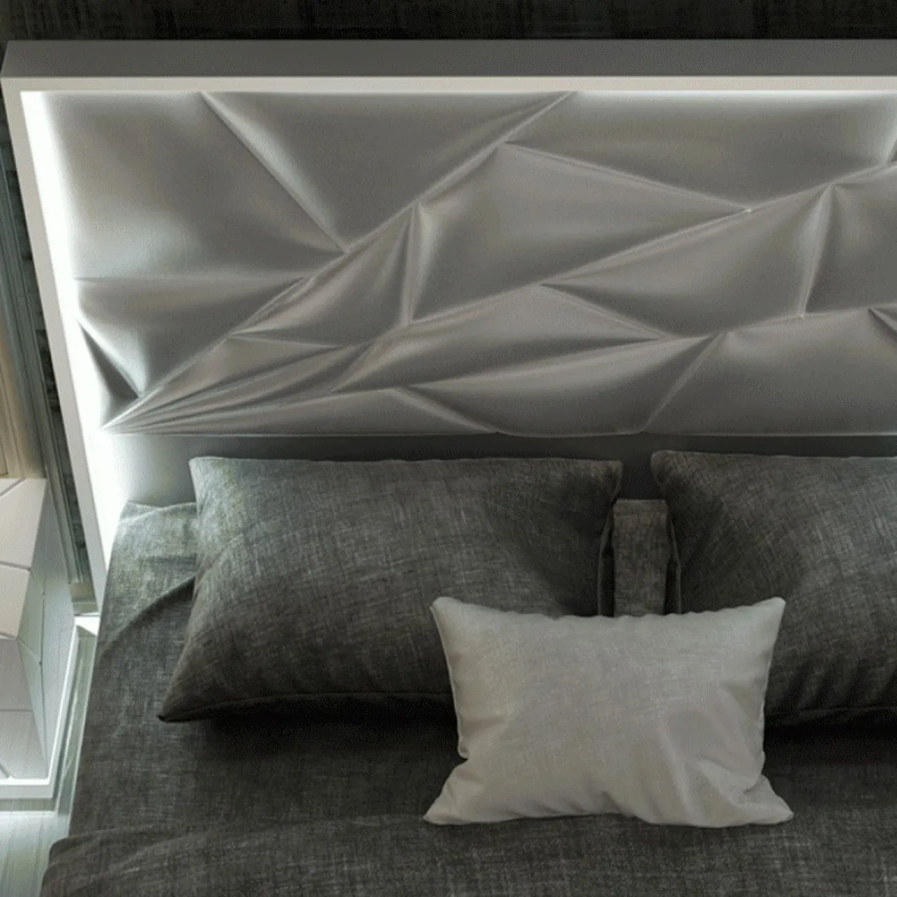 Кровать FRANCO KIU 1243 (180 х200) белый ESF 