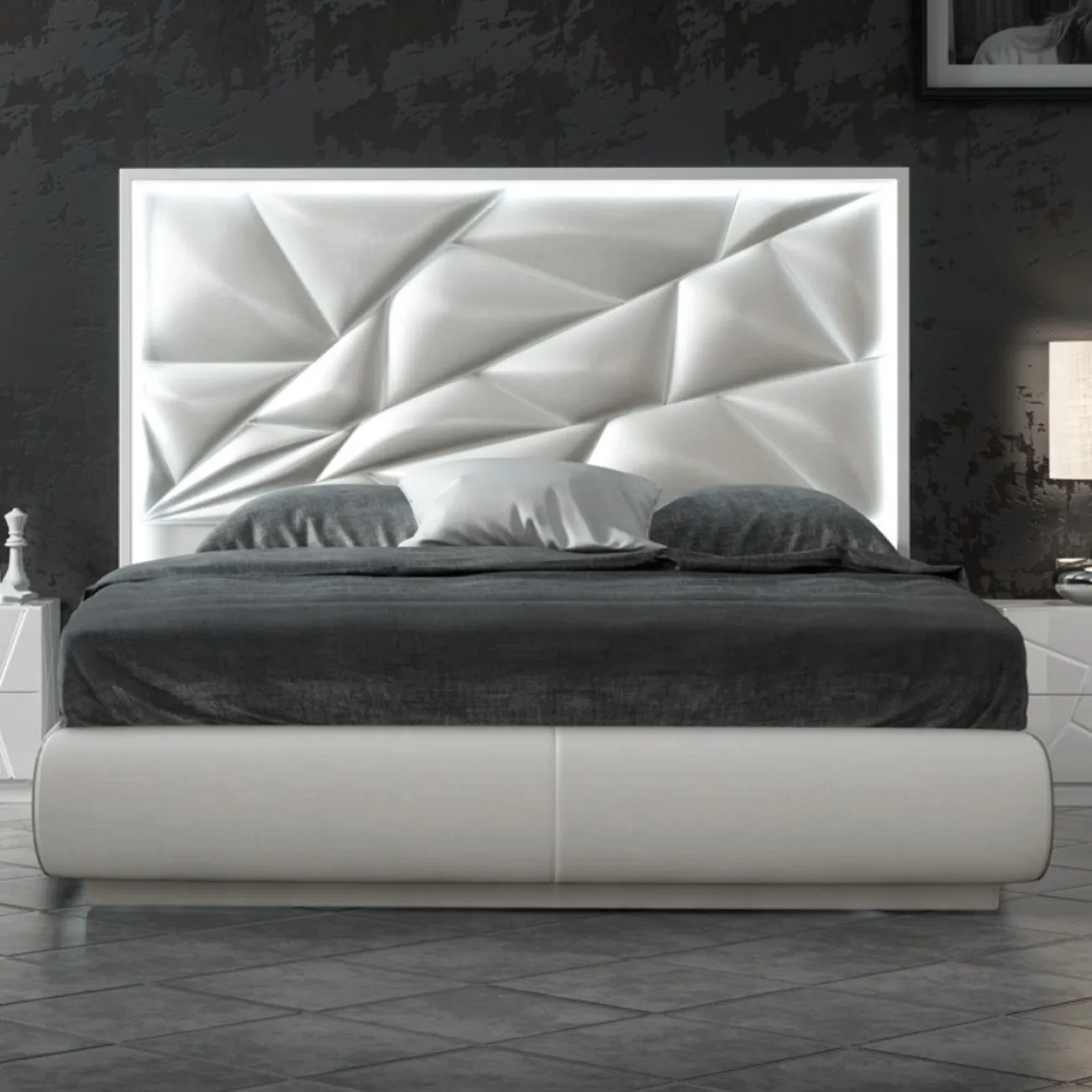 Кровать FRANCO KIU 1243 (180 х200) белый ESF 