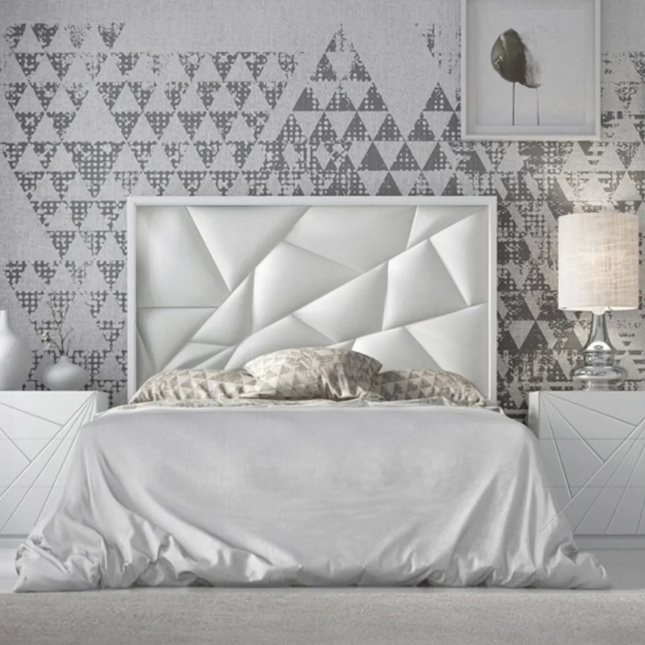 Кровать FRANCO KIU 1243 (180 х200) белый ESF 