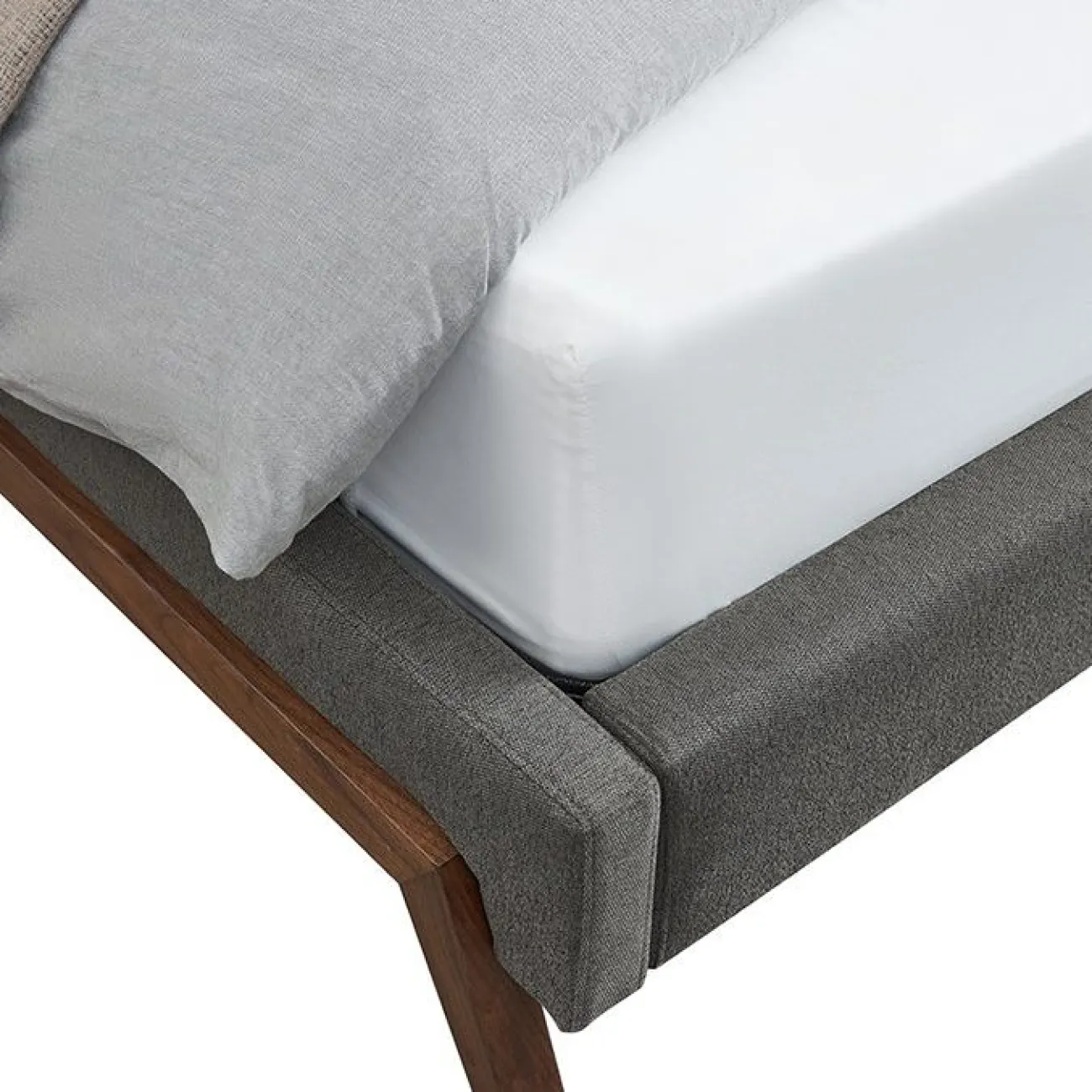 Кровать GC1705 (180-200) темно серый FA905-33 ESF 