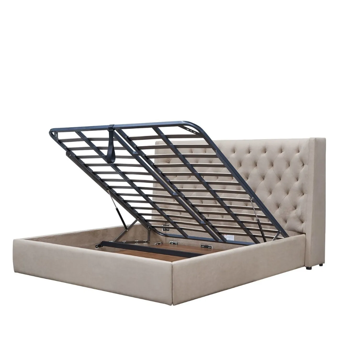 Кровать GC1726 (160-200) бежевый FA272-01с ящиком для белья ESF Кровать GC1726 (160-200) бежевый FA272-01с ящиком для белья ESF