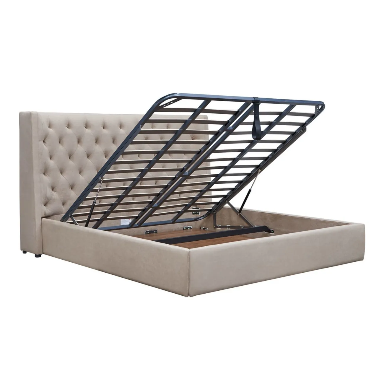 Кровать GC1726 (160-200) бежевый FA272-01с ящиком для белья ESF Кровать GC1726 (160-200) бежевый FA272-01с ящиком для белья ESF